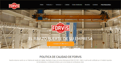 Desktop Screenshot of forvis.com.ar